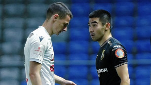 Ислам Чесноков и Саги Совет. Фото: ФК "Женис"©