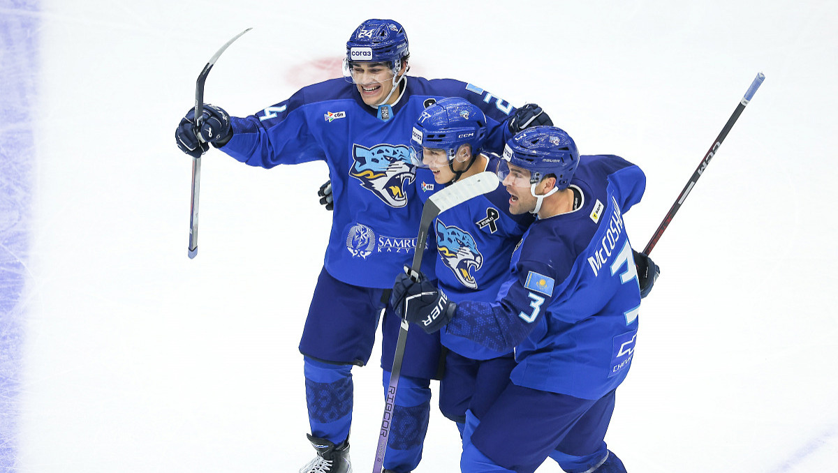 "Барыс" отыгрался со счета 0:2 и победил во втором матче КХЛ