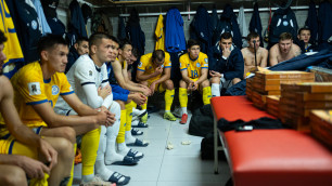 Футболисты сборной Казахстана. Фото: КФФ©