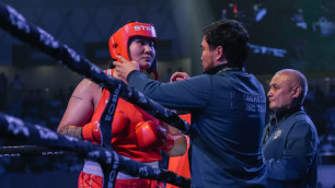 Елдана Талипова на чемпионате мира-2025 по боксу. ©KBF