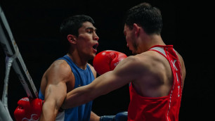Асадхуджа Муйдинхужаев и Ертуган Зейнуллинов. Фото: IG/boxingkazakhstan©