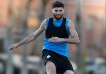 Эльхан Астанов на тренировке "Ордабасы". Фото: ФК "Ордабасы"©