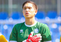 Шерхан Калмурза в юношеской сборной Казахстана. Фото: KFF©