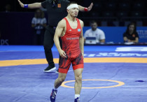 Айдос Султангали на ЧМ-2025. Фото: IG/qaz_team_official©