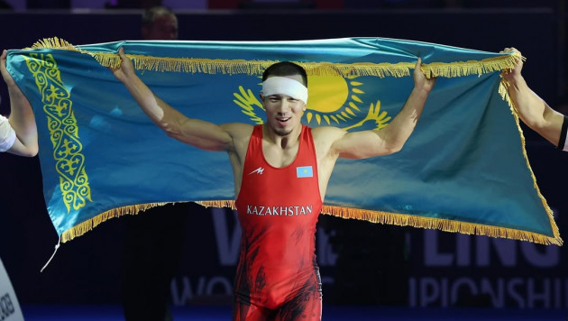 Айдос Султангали. Фото: instagram.com/kazwrestling_official/©