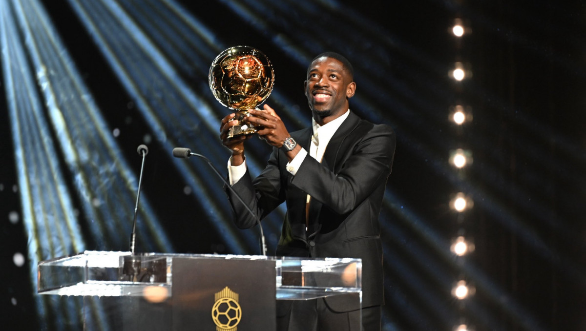 Дембеле упомянул Месси и расплакался после вручения "Золотого мяча"-2025