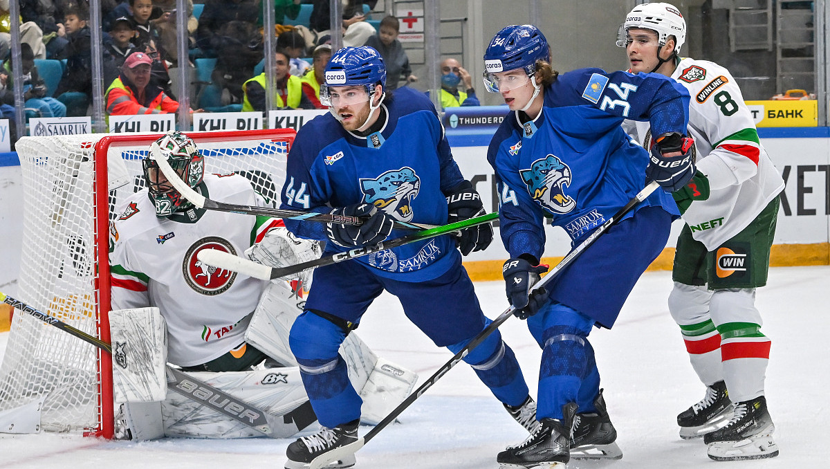 Тремя шайбами завершился матч "Барыса" в КХЛ