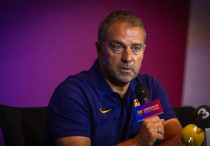 Ханси Флик. Фото: ФК "Барселона"©