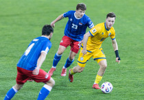 Матч Лихтенштейн - Казахстан. Фото: КФФ/Алексей Сисенбин©