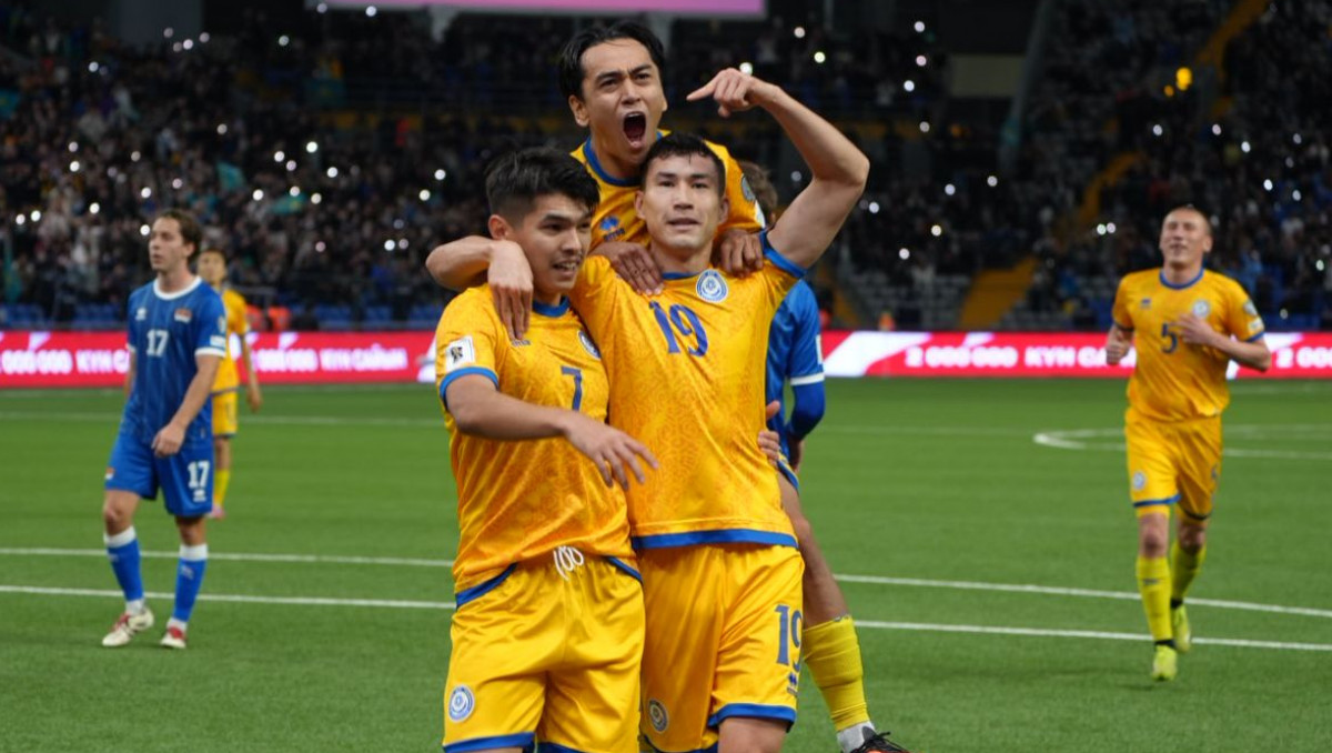 Казахстан забил два гола за две минуты в ворота Лихтенштейна