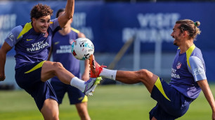 Хулиан Альварес и Антуан Гризманн. Фото: ФК "Атлетико"©