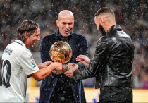 Лука Модрич (слева), Зинедин Зидан (по центру) и Карим Бензема (справа). ©instagram.com/zinedinezidane10