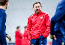 Валерий Карпин, тренер сборной России. Фото: ©РФС