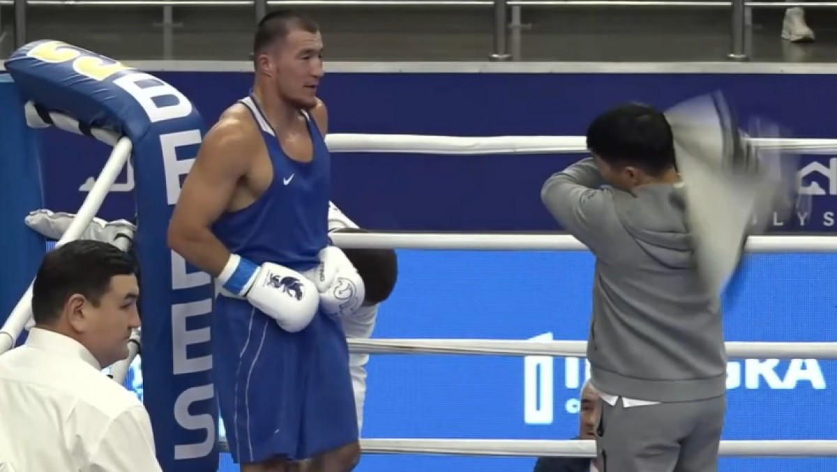 Боксёр сборной Казахстана устроил разгром на чемпионате страны