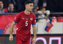 Саша Зделар в сборной Сербии. Фото: IG/fudbalskisavezsrbije©