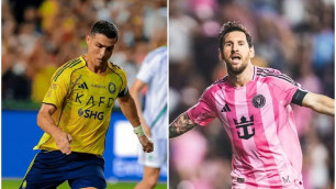 Криштиану Роналду (слева) и Лионель Месси (справа). ©ФК "Аль-Наср"/ФК "Интер Майами"