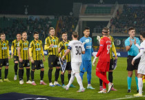 Матч "Кайрат" - "Пафос" в Лиге чемпионов. ©Vesti.kz/Болат Аймолда