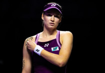 Елена Рыбакина на WTA Finals. Фото: Jimmie48©