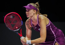 Елена Рыбакина. Фото: ©x.com/WTAFinalsRiyadh