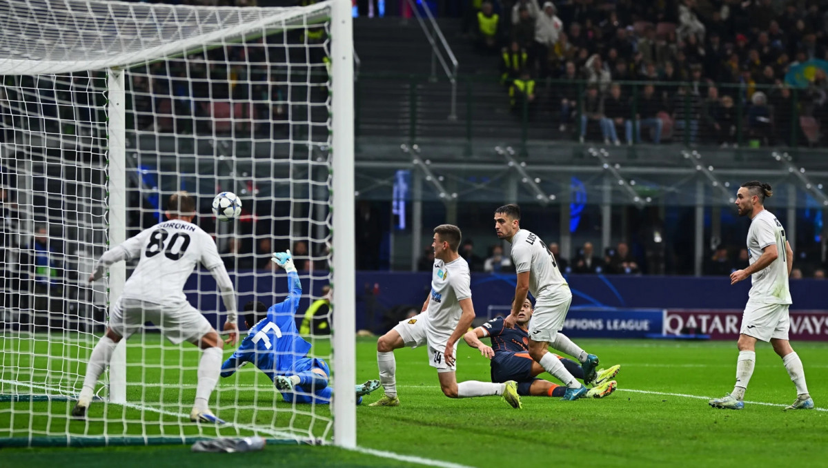 В Италии назвали героя из "Кайрата" в матче ЛЧ с "Интером": это не Анарбеков