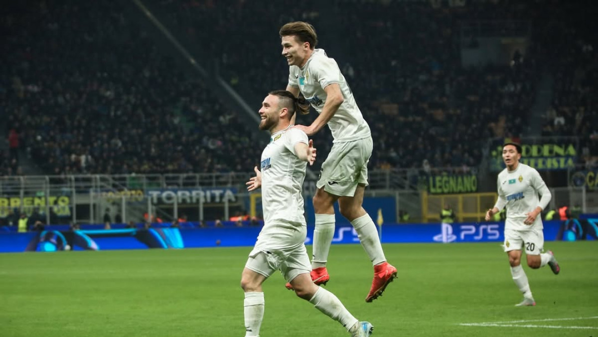 Футболист "Кайрата" пошутил про машину после матча ЛЧ с "Интером"