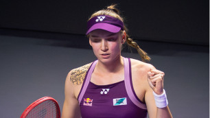 Елена Рыбакина. Фото: ©x.com/WTAFinalsRiyadh