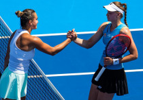 Арина Соболенко и Елена Рыбакина в Цинциннати. Фото: Jimmie48©