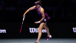 Елена Рыбакина на WTA Finals - 2025. Фото: Jimmie48©