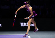 Елена Рыбакина на WTA Finals - 2025. Фото: Jimmie48©