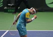 Александр Бублик в Кубке Дэвиса. Фото: КТФ/Андрей Ударцев©