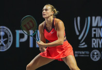 Арина Соболенко. Фото: ©x.com/WTAFinalsRiyadh