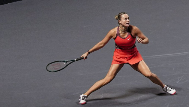 Арина Соболенко. ©x.com/WTAFinalsRiyadh