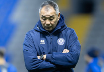 Талгат Байсуфинов в сборной Казахстана. Фото: КФФ©