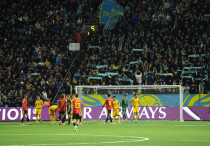 Матч Казахстан - Бельгия. Фото: Маржан Куандыкова©