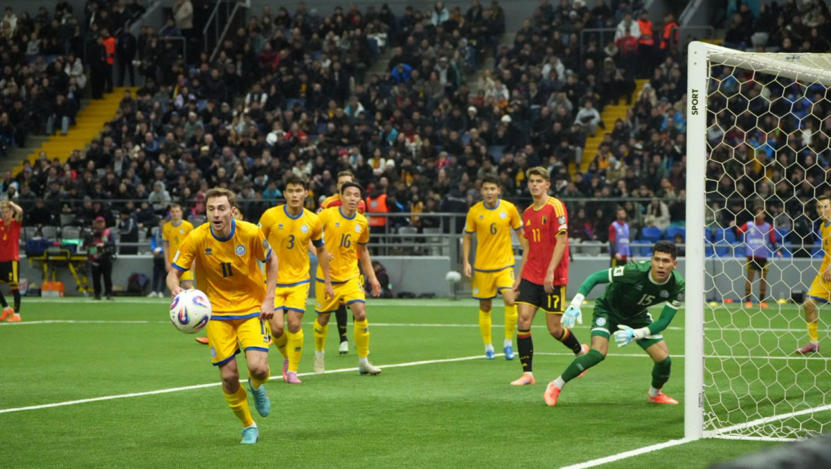 Казахстан сенсационно отобрал очки у Бельгии в отборе на ЧМ