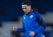 Еркин Тапалов в сборной Казахстана. Фото: КФФ©