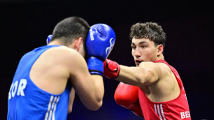 Санжарали Бегалиев (справа). ©Сали Сабиров/пресс-служба НОК РК