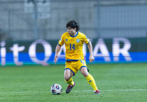 Георгий Жуков в сборнай Казахстана. Фото: КФФ©