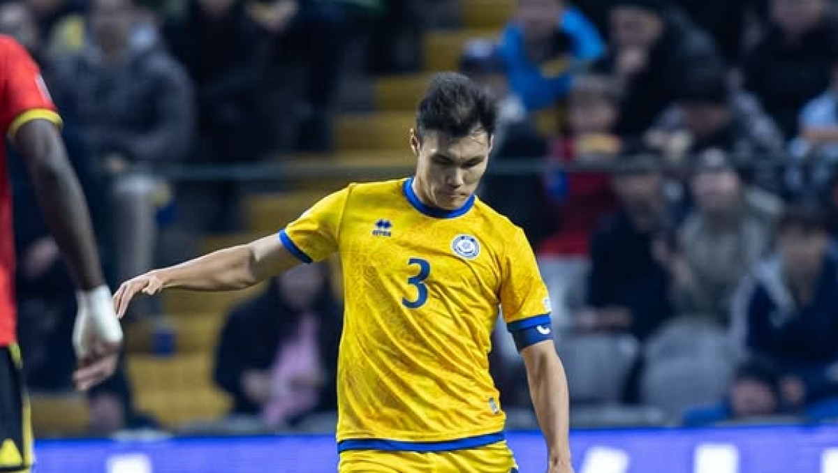 Завершился первый тайм матча Казахстан - Фареры