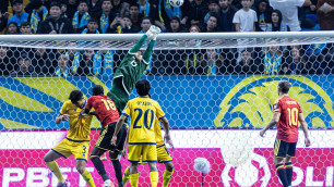 Матч Бельгия - Казахстан в отборе на ЧМ-2026. ©КФФ