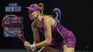 Елена Рыбакина. Фото: ©x.com/WTAFinalsRiyadh