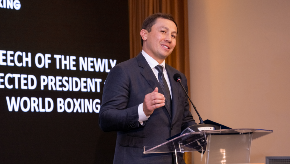 Токаев поздравил Головкина с избранием на пост президента World Boxnig