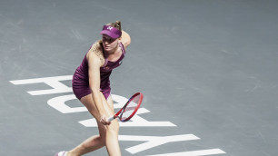 Елена Рыбакина. Фото: ©x.com/WTAFinalsRiyadh