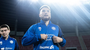 Динмухамед Кашкен в сборной Казахстана. Фото: КФФ©