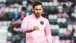 Лионель Месси на предматчевой тренировке. Фото: ФК "Интер Майами"©