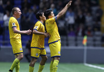 Галымжан Кенжебек в сборной Казахстана. Фото: КФФ©