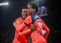 Маркус Рэшфорд (слева) и Ламин Ямаль в "Барселоне". ©ФК "Барселона"