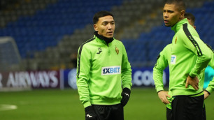 Еркин Тапалов на тренировке "Кайрата" в Астане. Фото: Vesti.kz/Маржан Куандыкова©