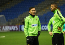 Еркин Тапалов на тренировке "Кайрата" в Астане. Фото: Vesti.kz/Маржан Куандыкова©