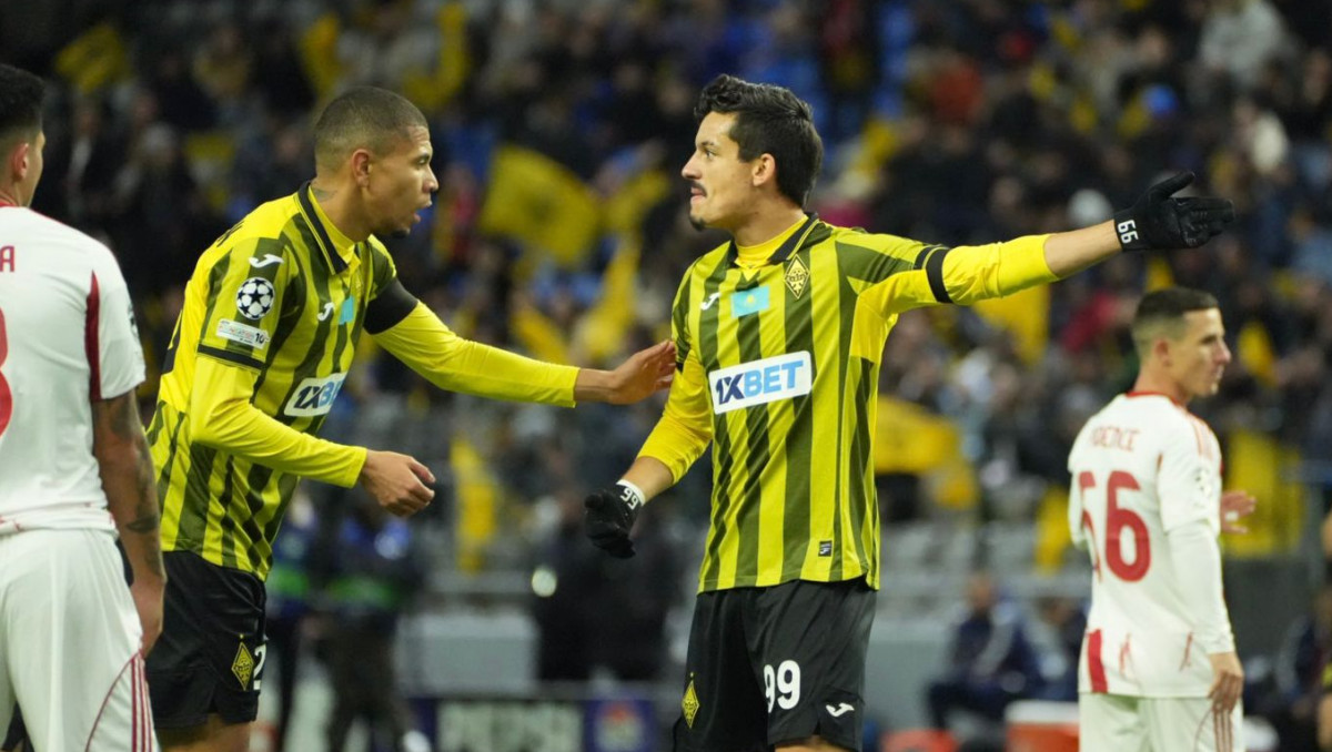 Завершился первый тайм матча "Кайрат" - "Олимпиакос" в Лиге чемпионов